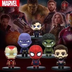 MARVEL 漫威 复仇者联盟汽车摆件 组合套装(共六个)