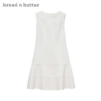 bread n butter 面包黄油 女纯色A字裙圆领无袖修身连衣裙 8SBEBNBDRSW562012