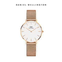 Daniel Wellington 丹尼尔惠灵顿 DW流金表手表女 32mm女士简约女表编织钢带石英腕表