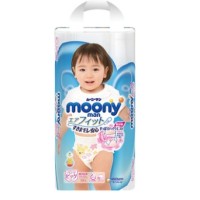 88VIP:moony 尤妮佳 女婴用拉拉裤 XL38片 *4件