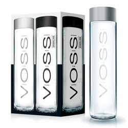VOSS 芙丝 饮用天然泉水（深层自流）800ml+苏打气泡水（含气型）800ml（玻璃两瓶装）