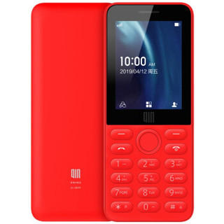 QIN 多亲 QF9 AI功能电话老人手机双卡双待 红色