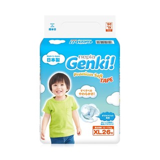 nepia 妮飘 Genki!系列 纸尿裤 XL26片