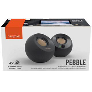 Creative 创新 PEBBLE “鹅卵石” 有源2.0音箱