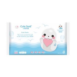 小萌希奥（CuteSeal)拉拉裤试用装尿不湿练步裤L 软萌天使系例-L码/3片装 软萌系列拉拉裤-3片装