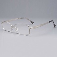 Dr. Swan 天鹅博士 男款钛框近视眼镜架 DR.5010 C3银色