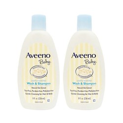 Aveeno 婴儿洗发沐浴二合一 236ml*2瓶 *2件