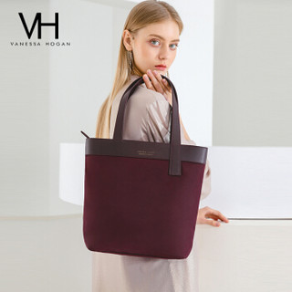 VANESSA HOGAN 女 简约时尚单肩大包手提包 小方包 1801127DPU 暗紫红