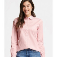 UNIQLO 优衣库 415146 SUPIMA COTTON 女士弹力条纹衬衫