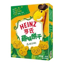 Heinz 亨氏 婴幼儿趣味饼干80g 森林动物 *11件