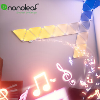 Nanoleaf 智能奇光板-乐感升级版 智能家居 智能灯 语音控制 助眠灯 卧室 客厅氛围灯 拼接灯板