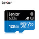 Lexar 雷克沙 633x MicroSDXC A1 UHS-I U3 TF存储卡 128GB