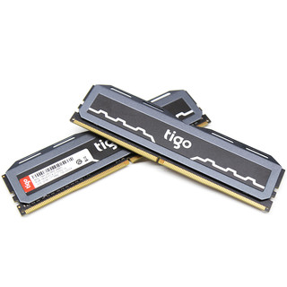 tigo 金泰克 贪狼星 DDR4 2666 16GB（8GBx2）台式机内存条