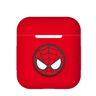ouki 欧奇 蜘蛛侠版 苹果耳机保护套 (AirPods2、红色)