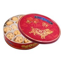 丹麦进口 蓝罐同厂 皇家丹麦Royal Dansk丹丝黄油曲奇饼干礼盒908g 猪年装 *2件 +凑单品