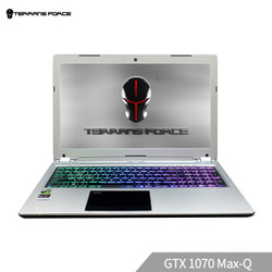 TERRANS FORCE 未来人类 T1000银色战舰 15.6英寸游戏本（i7-8750H、16GB、512GB 1TB、GTX1070 MaxQ）