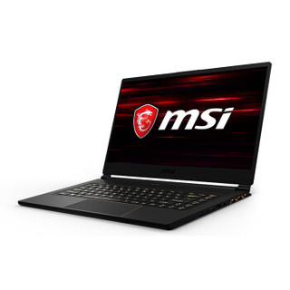 msi 微星 GS系列 GS65 8SG-018CN 15.6英寸游戏本笔记本电脑 (黑色、i7-8750h、512GB SSD、32GB、RTX2080 Max-Q)