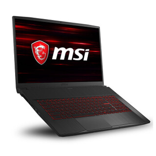 MSI 微星 侠客 GF75 Thin 17.3英寸 游戏本 黑色(酷睿i7-8750H、GTX 1050Ti Max-Q 4G、8GB、128GB SSD+1TB HDD、1080P、IPS）