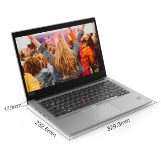 Lenovo 联想 ThinkPad S3 14.0英寸轻薄笔记本 (i5-8265U、256GB、8GB、UHD 620显示芯片)钛度灰