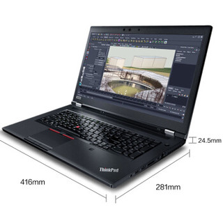 ThinkPad 思考本 P72（06CD）笔记本电脑 (黑色、酷睿i7-8850H、16GB、256GB SSD+1TB HDD、P3200 6G)