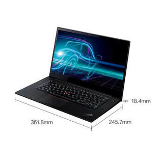 Lenovo 联想 P1 隐士 15.6英寸笔记本 (i7-8850H、256GB SSD、8GB、NVIDIA? Quadro? P2000 Max-Q 4GB)黑色