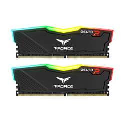 Team 十铨 DELTA RGB 16GB（8GB×2）DDR4 3000 台式机内存条 套装