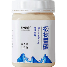 北大荒 东北黑蜂 结晶蜜 天然农家自产 椴树成熟蜜 新品雪蜜1kg *2件