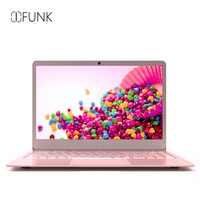 iFUNK P18 14英寸全金属机身轻薄便携笔记本电脑( 8G内存+512G固态硬盘 IPS 背光键盘 )粉色