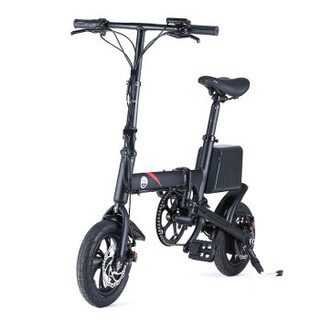 Stigo Select 电动车 电动代步车可折叠助力自行车迷你单车成人代驾10.4Ah锂电池 EF1消光黑