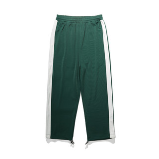 ViiSHOW 男士 条纹束脚运动裤 休闲裤 KB1603182 (185/XXL、绿)
