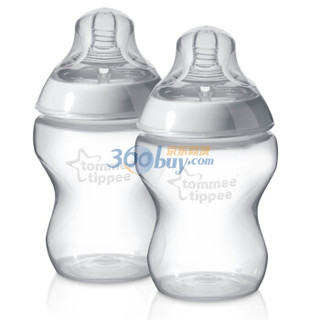 tommee tippee 汤美天地 422112 宽口径PP奶瓶 260ml*2