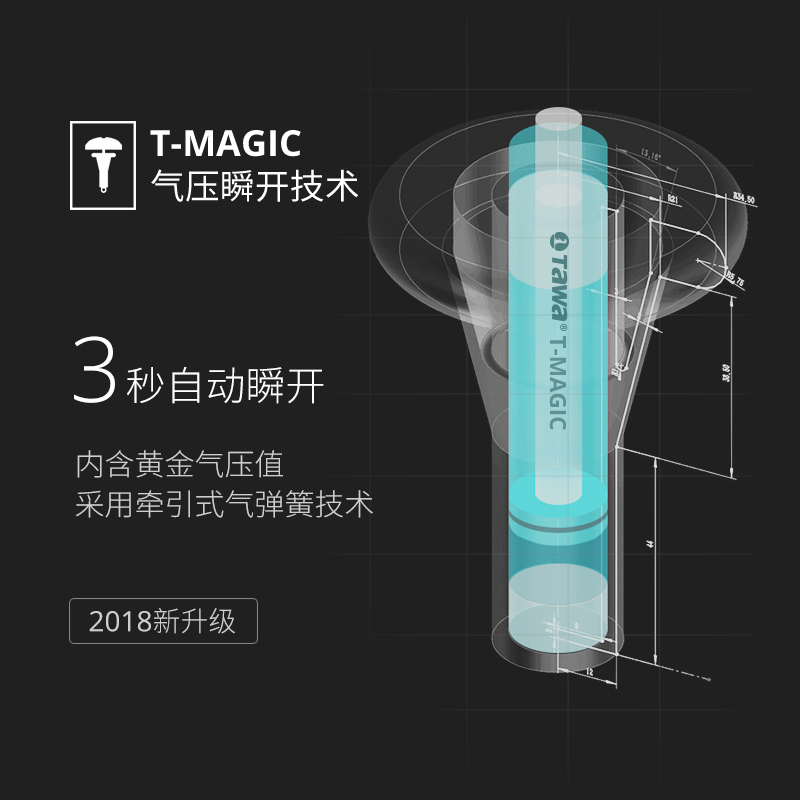 德国TAWA帐篷户外2人3-4人露营防雨双人野营野外全自动加厚防暴雨