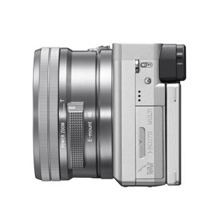 SONY 索尼 Alpha 6100L APS-C画幅 微单相机 银色 E PZ 16-50mm F3.5 OSS 变焦镜头 单头套机