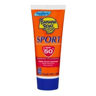 凑单品：BANANA BOAT 香蕉船 运动防晒乳霜 SPF50+ 100g 