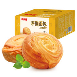 真食惠 手撕面包 饼干蛋糕零食大礼包糕点整箱装1000g *9件