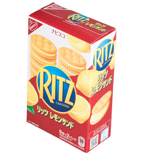 印尼进口 乐之（Ritz）柠檬味夹心饼干 办公室休闲零食 160g