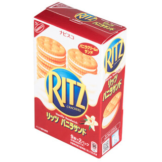 印尼进口 乐之（Ritz）香草味夹心饼干 办公室休闲零食 160g