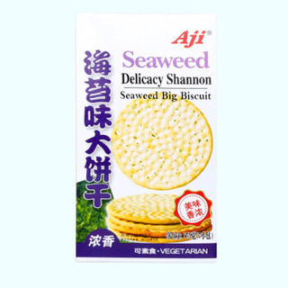 Aji 饼干蛋糕 零食早餐 大饼干 海苔味175g/盒