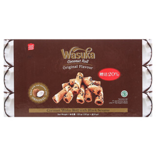Wasuka 哇酥咔 椰子汁威化卷 120g