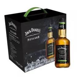 杰克丹尼（Jack Daniel`s）洋酒 威士忌 苹果味 预调酒鸡尾酒 330ml*6瓶 礼盒装 *4件