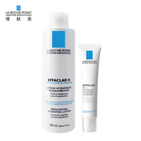 理肤泉(LA ROCHE-POSAY)控油清痘两件套(特润爽肤水200ml+精华乳40ml)(护肤套装补水保湿)