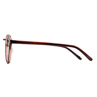 音米（inmix）2197 眼镜架女款近视镜眼镜框潮眼睛框框架复古眼镜 棕色