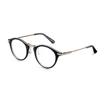 QINA女款光学镜架近视镜框架眼镜QJ6005B10 光黑色