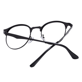音米（inmix）2472 记忆金属近视眼镜男 潮流复古眼镜框时尚眼镜架 黑色