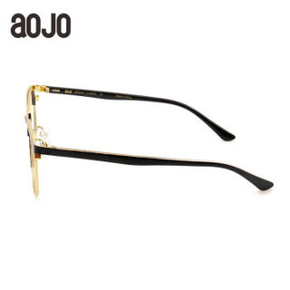 aojo新款近视眼镜架男女同款潮商务半框眼镜框 经典系列 FACLS1001