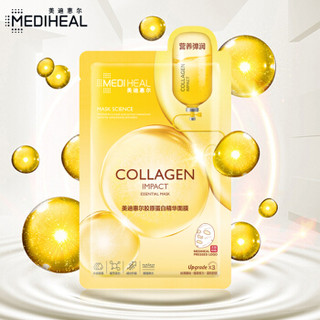 MEDIHEAL 美迪惠尔 胶原蛋白弹力保湿精华面膜 10片