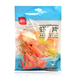 展艺 烘焙原料 彩色龙虾片500g  自己炸膨化休闲零食 *7件