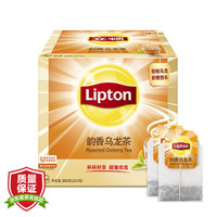 立顿（Lipton）茶叶 韵香乌龙茶200包360g 袋泡茶茶包 办公室休闲下午茶