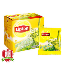 立顿Lipton 茶粉茶叶 蜂蜜绿茶10包100g 独立袋装绿茶粉 办公室休闲下午茶 *2件