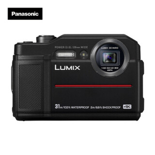 Panasonic 松下 TS7 数码相机 (黑色、28-128mm、2040万、1/2.3英寸)